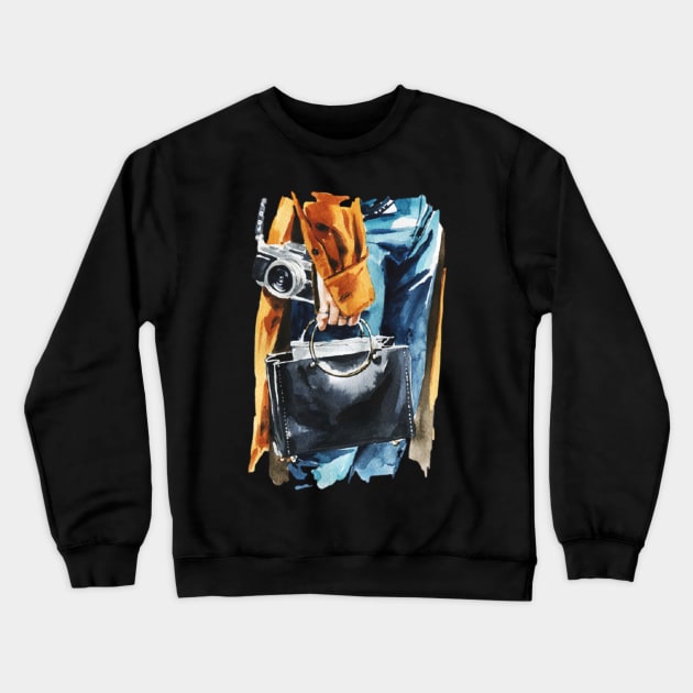 carry a bag Crewneck Sweatshirt by James Bates